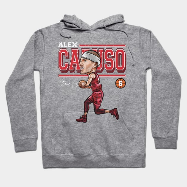 Alex Caruso Chicago Cartoon Hoodie by MASTER_SHAOLIN